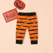 Load image into Gallery viewer, Autumn Winter 3PCS Baby Boys Long Sleeve Pumpkin Pantsuit Halloween Set + Hat