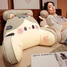 Load image into Gallery viewer, 2025 Cartoon Bedside Cushion Sofa Backrest Detachable Washable Lumbar Support Neck Pillow for Dorm Chair Bed decoration maison