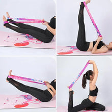 Load image into Gallery viewer, Nylon Colorful Straps Yoga Mat Strap Belt Adjustable Sports Sling Shoulder Carry Strap Belt Exercise Stretch Elastic Yoga Belt