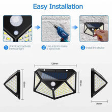 Load image into Gallery viewer, Outdoor Solar LED Wall Light Motion Sensor Garden Lamp Waterproof