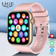 Load image into Gallery viewer, LIGE Smart Watch for Women, Full Touch Screen, Bluetooth Call, Waterproof Fitness Tracker