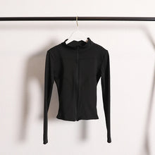 Load image into Gallery viewer, Yoga Jacket Coat Flexible Active Wear Women Zip Up Gym Sports Fitness Casual Jackets with Thumb Holes