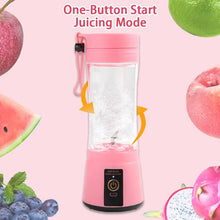 Load image into Gallery viewer, Portable USB Fruit Juice Blender - 6-Blade Mini Personal Electric Juicer Cup