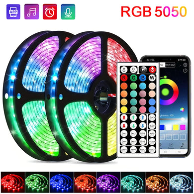 RGB 5050 LED Strip Lights Color Changing Tape for Home Party TV Backlight