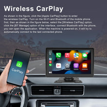 Load image into Gallery viewer, Podofo 7'' Wireless Carplay Android auto Monitor Car MP5 Player For Universal Bluetooth FM Radio Receiver TF/USB Rear View