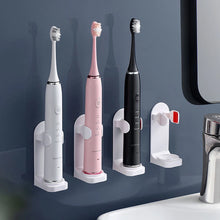 Load image into Gallery viewer, Adjustable Toothbrush Holder Electric Toothbrush Base Silicone Non-slip Wall Mount Brush Body Rack Adapt 99%