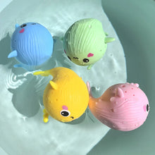Load image into Gallery viewer, Baby Bath Toys Sponge Water Absorbing Whale Squeezing Stress Relief Toys Summer Swimming Play Water Toy for Children Squishy Kid