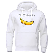 Load image into Gallery viewer, Dolce &amp; Banana Men&#39;s Hoodie Funny Print Casual Warm Fleece Streetwear Sweatshirt