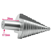 Load image into Gallery viewer, 5-35MM High Speed Steel Step Drill Bit Wood Metal Drilling Bit HSS Power Tools Hole Cutter Industrial Reamer Tool Accessories