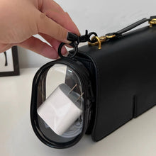 Load image into Gallery viewer, Transparent Storage Bags Keychain Data Line Coin Toys Organizer Case Thicken Clear Wallet Keyring Car Key Holder Jewelry Gifts