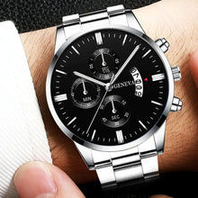 Load image into Gallery viewer, Luxury Men&#39;s Quartz Watch - Stainless Steel - Business Wristwatch with Calendar - Reloj Hombre