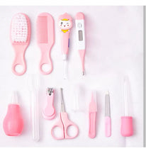 Load image into Gallery viewer, 12-Piece Baby Care Kit - Healthcare, Grooming, Nail Clipper, Thermometer &amp; Scissors