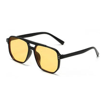 Load image into Gallery viewer, Punk Square Frame Sunglasses Anti-UV Beach Eye Protection Black Shades Glasses Travel Accessories Retro Sunglasses for women men