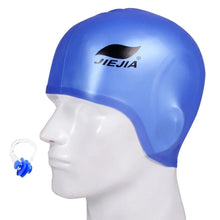 Load image into Gallery viewer, Swim Caps Ear Protection Full Silicone Swimming Cap ,universal,swimming  Earmuffs