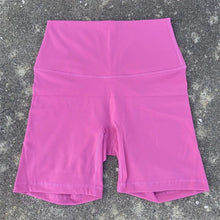 Load image into Gallery viewer, Solid Color Women Fitness Sports Short High Waist Yoga Short Leg Cycling Comprehensive Training Jog Squat Proof Internal Pocket