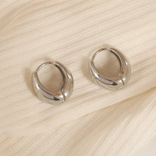 Load image into Gallery viewer, Vintage Chunky Stainless Steel Hoop Earrings For Women Fashion Simple Round Circle Simple Earrings Party Jewelry Holiday Gifts