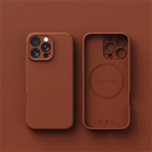 Load image into Gallery viewer, Luxury Liquid Silicone For Magsafe Case For iPhone 17 Air 16 Plus 15 14 13 12 Pro Max 17Pro Wireless Charging Skin Smooth Cover