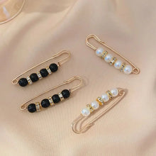 Load image into Gallery viewer, 4PCS Waist Adjustment Buckle Pearl Brooch Fashion Uniform Clothing Decor Accessory