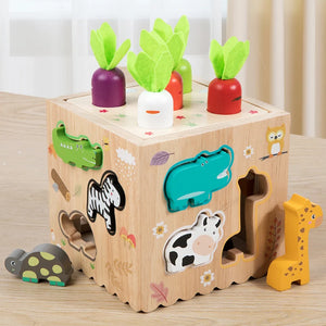 8-in-1 Carrot Puzzle! Interactive, Montessori, Ages 3-6