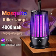 2025 USB Rechargeable Fly Trap Electric Mosquito Killer Lamp Mute Insect Repellent For Outdoor Indoor Anti Mosquito Zapper