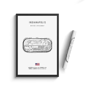 F1 International Track Circuit Canvas Painting – Wall Art