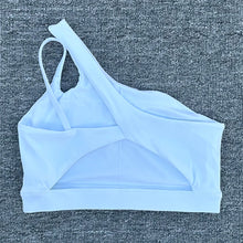 Load image into Gallery viewer, Women Shockproof Sport Bra Women's Beautiful Back Gym Sports Underwear Women Oblique Shoulder Straps Running Fitness Yoga Bra ﻿