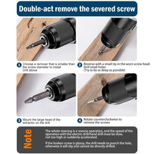 Load image into Gallery viewer, Double Head Screw Extractor Set - 4341 Hexagon Drill for Broken Bolt &amp; Wire Removal