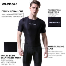 Load image into Gallery viewer, PHMAX Men&#39;s Cycling Bottoming Shirt Summer Mesh Road Bike Sweat Shirt Bicycle Underwear