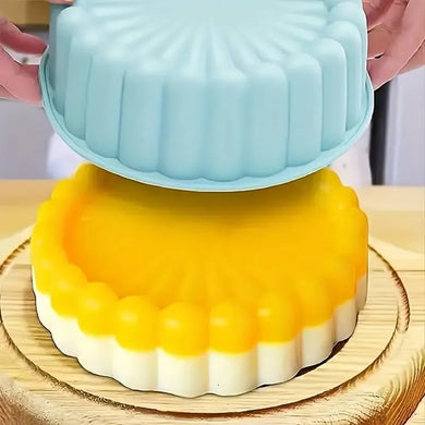 Silicone Cake Pan Round DIY Baking Mold High Temp Resistant Kitchen Baking Tool