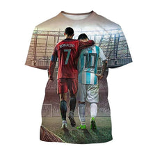 Load image into Gallery viewer, New Summer Ronaldo 3D Print T-Shirt for Boys &amp; Girls – Sports Street Fashion Tee