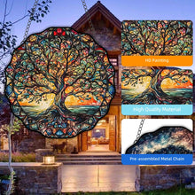 Load image into Gallery viewer, 5.9&quot; Tree of Life Acrylic Wall Art Sun Welcome Sign for Indoor &amp; Outdoor Decor