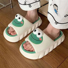 Load image into Gallery viewer, Women&#39;s Cartoon Frog Slippers Winter Warm Indoor Home Shoes Sandals