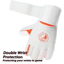 Load image into Gallery viewer, Size 5/6/7/8/9/10 Finger Save Goalkeeper Gloves Football Latex Guard Grip Protection Kids Adults Soccer Fingerave Goalie Glove