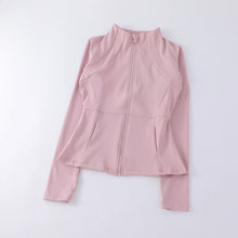 Load image into Gallery viewer, 2024 Yoga Clothes Windbreaker Sportswear Woman Running Long Sleeve Sweatshirt Sports Jackets Top Women Workout Tops Activewear