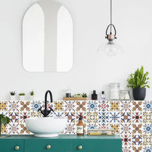 Load image into Gallery viewer, 24pcs/set Light Color Tiles Sticker Wall Stickers Kitchen Bathroom Home Renovation Wallpaper Waterproof Self-adhesive Wall Decal