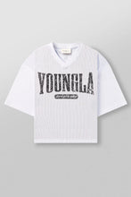 Load image into Gallery viewer, Summer new YA Trendy Brand Super Large T-shirt Men Sports Fitness Quick drying Breathable Large Mesh Printed Short Sleeve Top