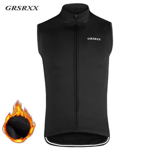 GRSRXX Thermal Winter Cycling Jacket MTB Bike Coat Long Sleeve Unisex Jersey