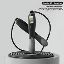 Load image into Gallery viewer, Adjustable Fitness Gym Training Counting Jump Rope Steel Skipping Exercise Home Equipment Sports Adult Student Exam