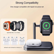 Load image into Gallery viewer, 2 in 1 Fast Magnetic Wireless Charger Stand for Apple Watch 1-9 SE Airpods Pro