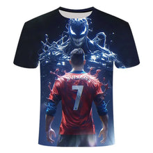 Load image into Gallery viewer, New Ronaldo Venom Graphic T-Shirt Men Women Crew Neck Summer Streetwear Top