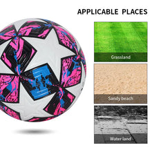 Load image into Gallery viewer, Standard Soccer Ball Professional Outdoors Sports Match Balls Training Seamless Football High Quality PU Material Size 5 Size 4