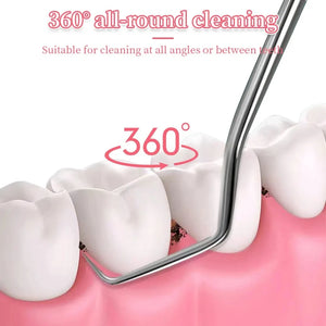 7pcs Aluminum Toothpick Set - Reusable Dental Floss Picks Oral Cleaner Kit