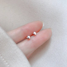 Load image into Gallery viewer, New Heart Stud Earrings for Women Hypoallergenic Daily Wear Minimalist Cute Star Silver Color Ear Girls Pierc Jewelry Gifts