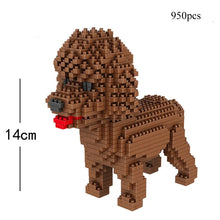 Load image into Gallery viewer, KNEW BUILT Dachshund Dog Model Mini Building Block Toy Set 9 Style for Pet Enthusiasts Teddy Hughes Corgi Collie Pet Style Brick
