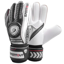 Load image into Gallery viewer, Sportout Goalie Gloves, Goalkeeper Gloves with Fingersave, Soccer Gloves, Breathable Soccer Goalie Gloves, 4mm Latex