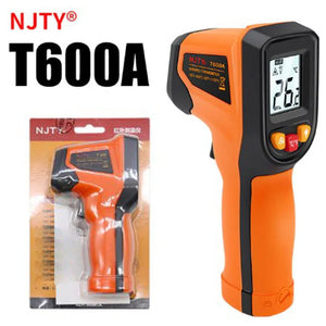 NJTY T400/T600 Digital Infrared Laser Thermometer - Non-Contact Industrial Temperature Gun