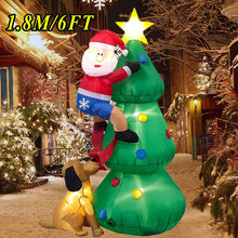 Load image into Gallery viewer, Christmas Inflatable Decoration Toy Built-in LED Lights Inflatable Model Ornament Xmas Party New Year Garden Indoor Outdoor Deco