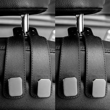 Load image into Gallery viewer, Universal Car Seat Back Headrest Hook Phone Holder Foldable ABS Leather Suede Auto Vehicle Organizer Hanger Bag Purse Storage