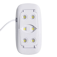 Load image into Gallery viewer, Desk Drying Nail Lamp Tool Nail Drying Lamp Machine Portable Mini Usb 6W 3LED UV Manicure Lamp Nail USB Home Use Nail Lamp Light