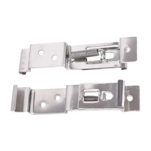 Load image into Gallery viewer, 2 PCS Stainless Steel Car License Plate Holder Spring Loaded Bracket Clips